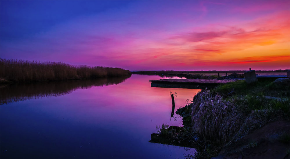 Wieczór nad Notecią w rejonie Miasteczka Krajeńskiego. Fot. Marcin Maziarz