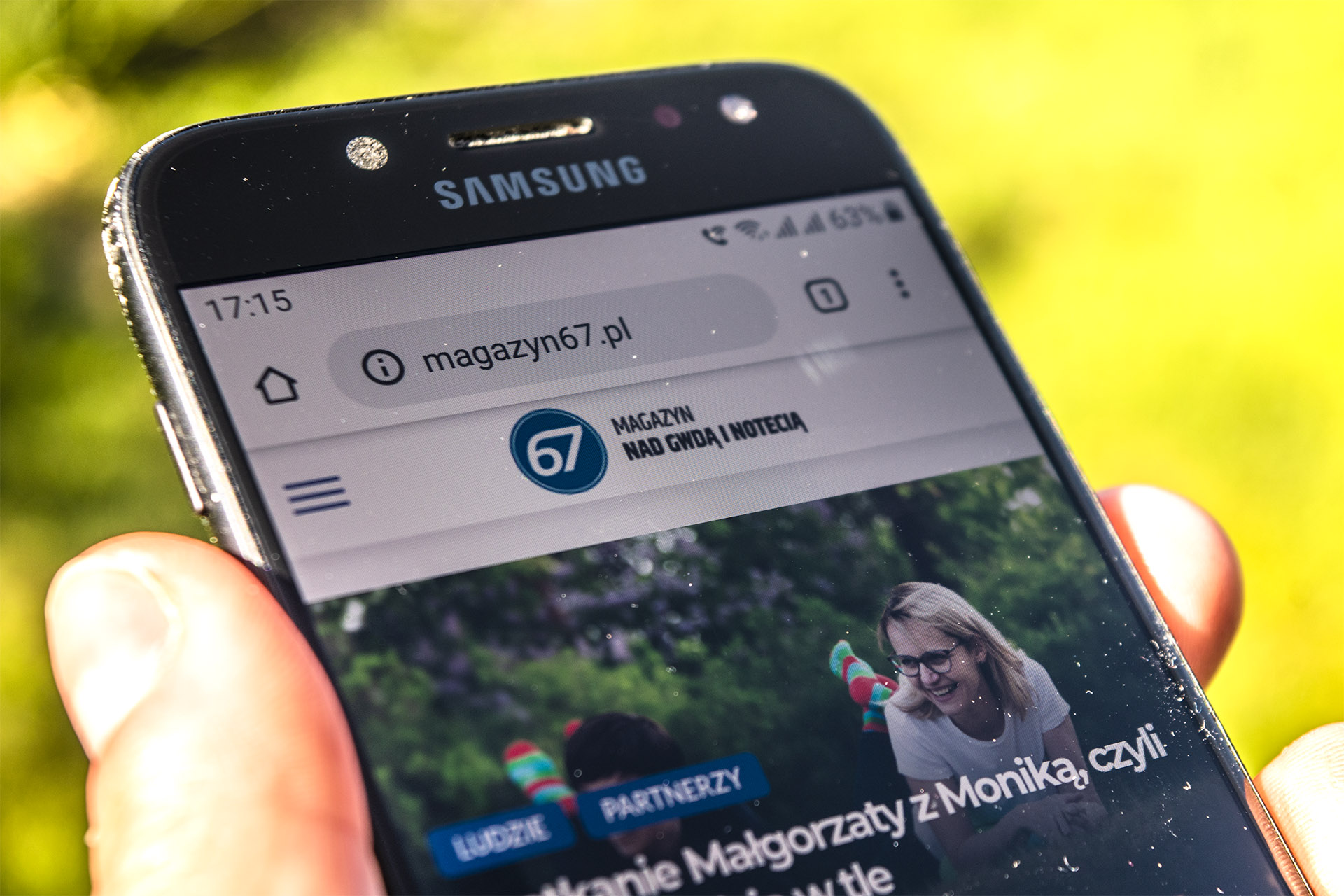 W maju ponad 85% czytelników czytało Magazyn67.pl na smartfonach. Fot. Marcin Maziarz