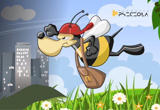 Mariolka promująca kampanię crowdfundingową Fundacji Pszczoła. Fot. Fundacja Pszczoła