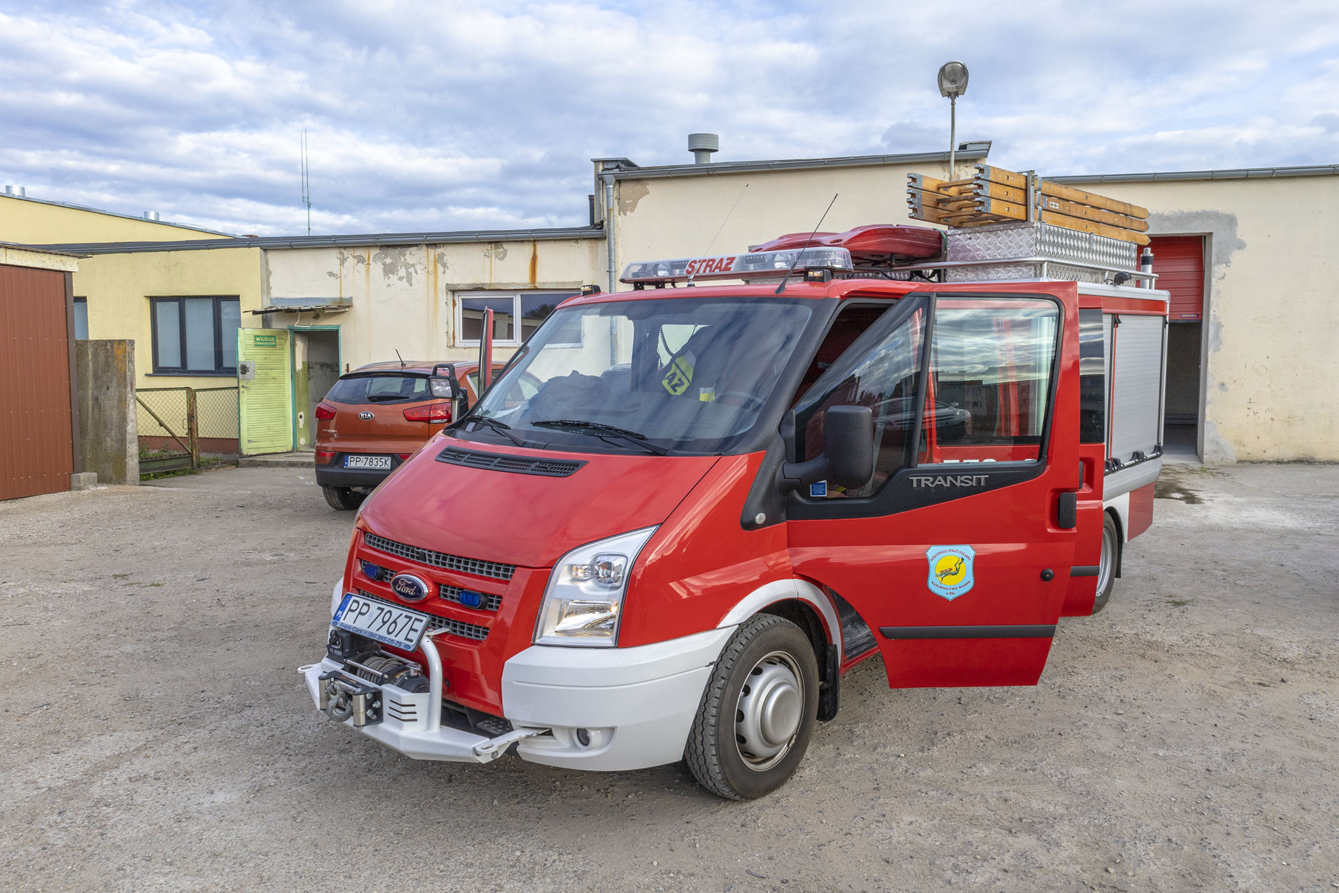 Strażacy ochotnicy z OSP RW w Pile planują wkrótce wprowadzić się do nowej remizy. Fot. Marcin Maziarz