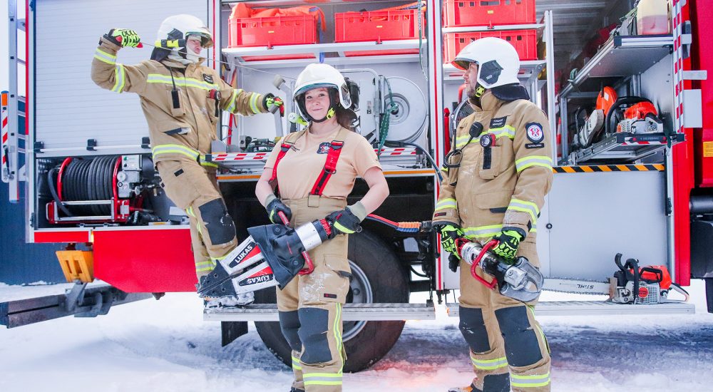 Zimowa sesja OSP Szydłowo. Fot. Filip Śliwiński