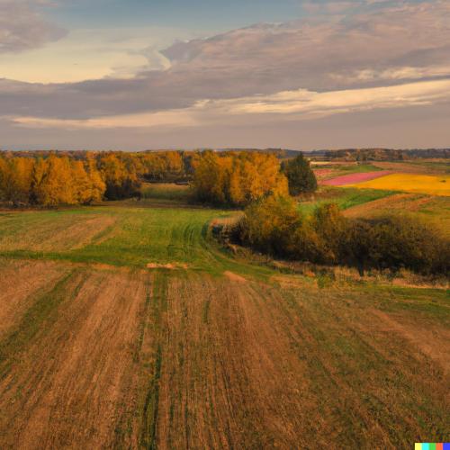 DALL·E 2023-01-08 00.14.18 - Typowy jesienny krajobraz Północnej Wielkopolski.