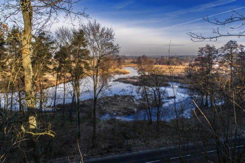 Widok na meandry Gwdy w Pile - Kalinie. Königsblick - Królewski Widok. Fot. Marcin Maziarz